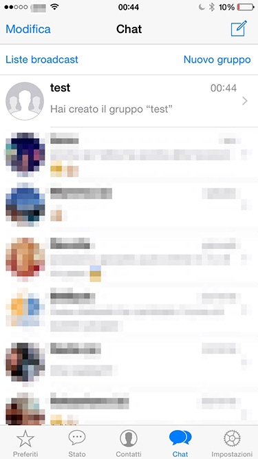 gruppo creato per scoprire chi ti blocca su whatsapp